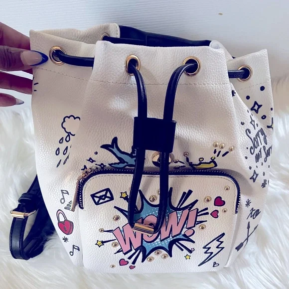 Aldo | Bags | Aldo Graffiti Small Backpack | Poshmark display picture 1
